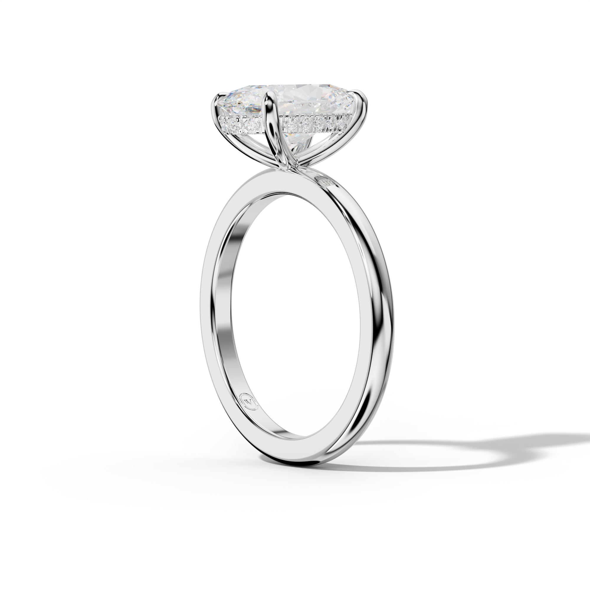 Reese Oval Diamond Engagement Ring